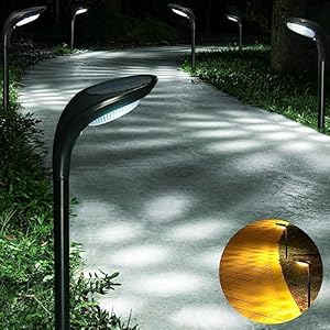 JSOT Solar Garden Lights - 6 Pack Solar Pathway Lights Path Light Solar Lights Outdoor Waterproof Landscape Lighting for Outside Yard Backyard Driveway Walkway JSOT Solar Garden Lights 6 Pack Solar Pathway Lights Path Light Solar Lights Outdoor Waterproof Landscape Lighting for Outside Yard Backyard Driveway Walkway