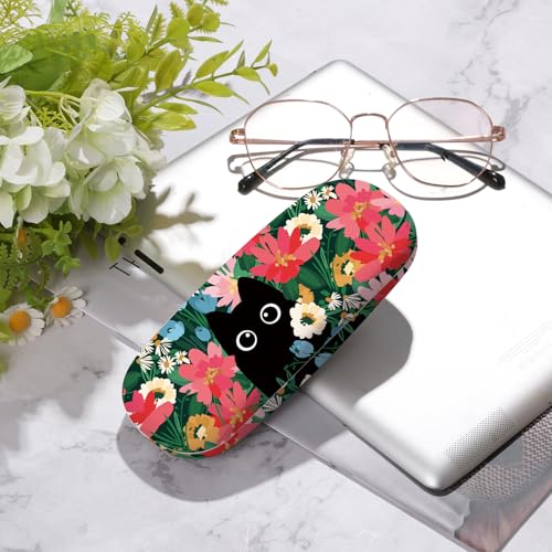 Image of Glasses Case Hard Shell,Portable Protective Eyeglasses Case, Eyeglass Holder Box with Cleaning Cloth, for men women