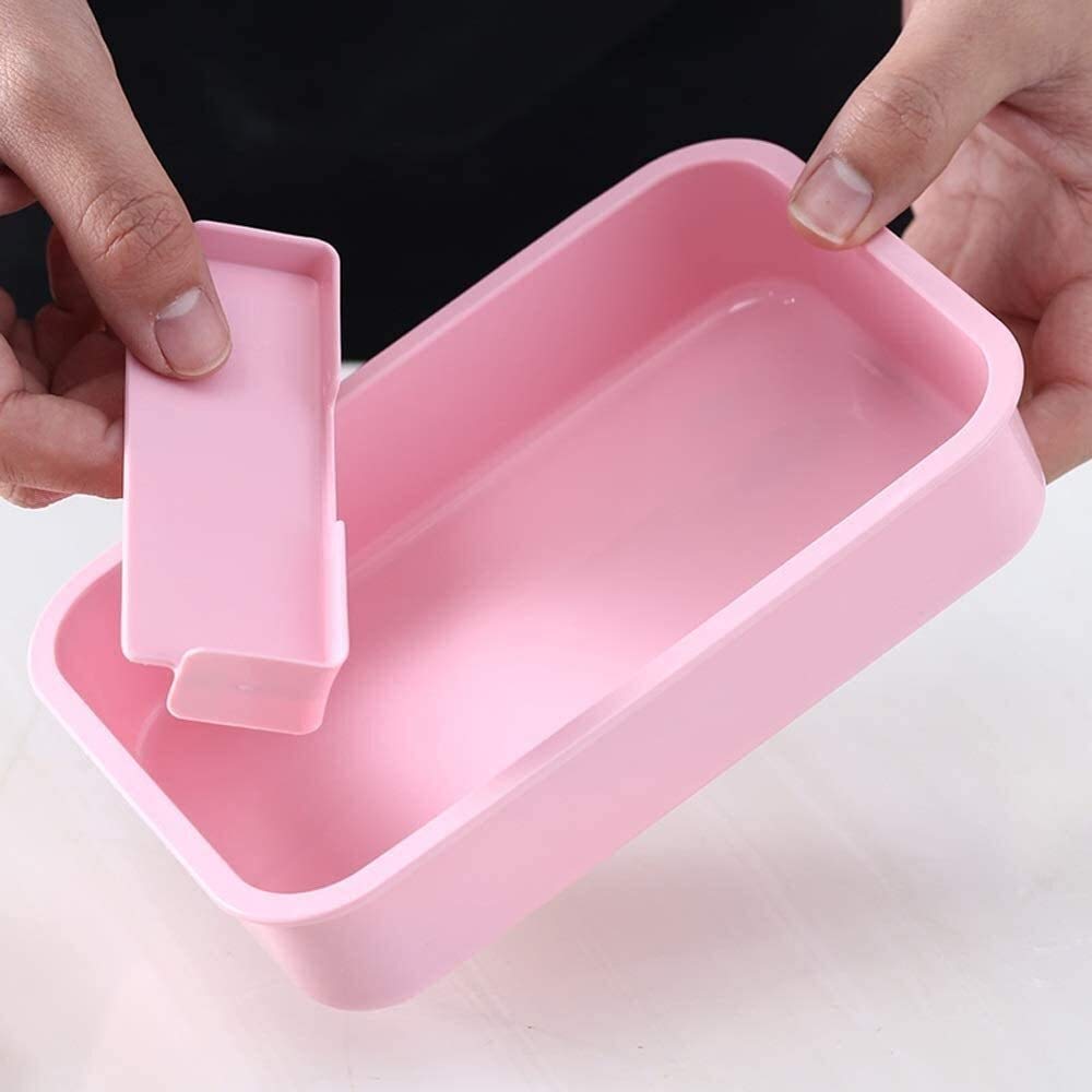 Pudełko na lunch Bento Boxy Lunchowe Kanapki, 630 ml Przenośna Przegroda, Odpowiednie do Szkoły/Biura