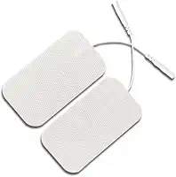 2 Eletrodos para Fisioterapia TENS 2mm tamanho 5x9