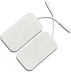 2 Eletrodos para Fisioterapia TENS 2mm tamanho 5x9