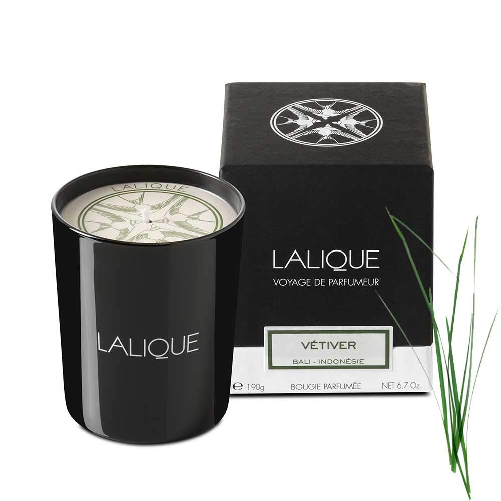 Lalique Scented Candle Vetiver
