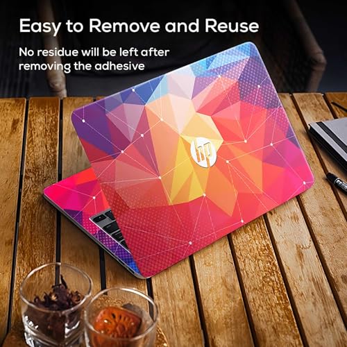 Image of DSGN 131 Full Body Laptop Skin Bubble-Free| Laminated| Removable| HD Quality Sticker for Laptops Upto 15.6 Inches Compatible with Hp