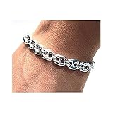 Pulsera plata ley 925m lisa calabrotes serie [AB0206]