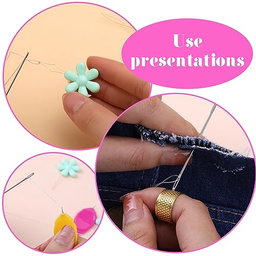 Fedmut Needle Threaders for Hand Sewing Embroidery Needle Threader Tool 20pcs for Hand Sewing, Sewing Machine, DIY Craft Project - Thumbnail 6
