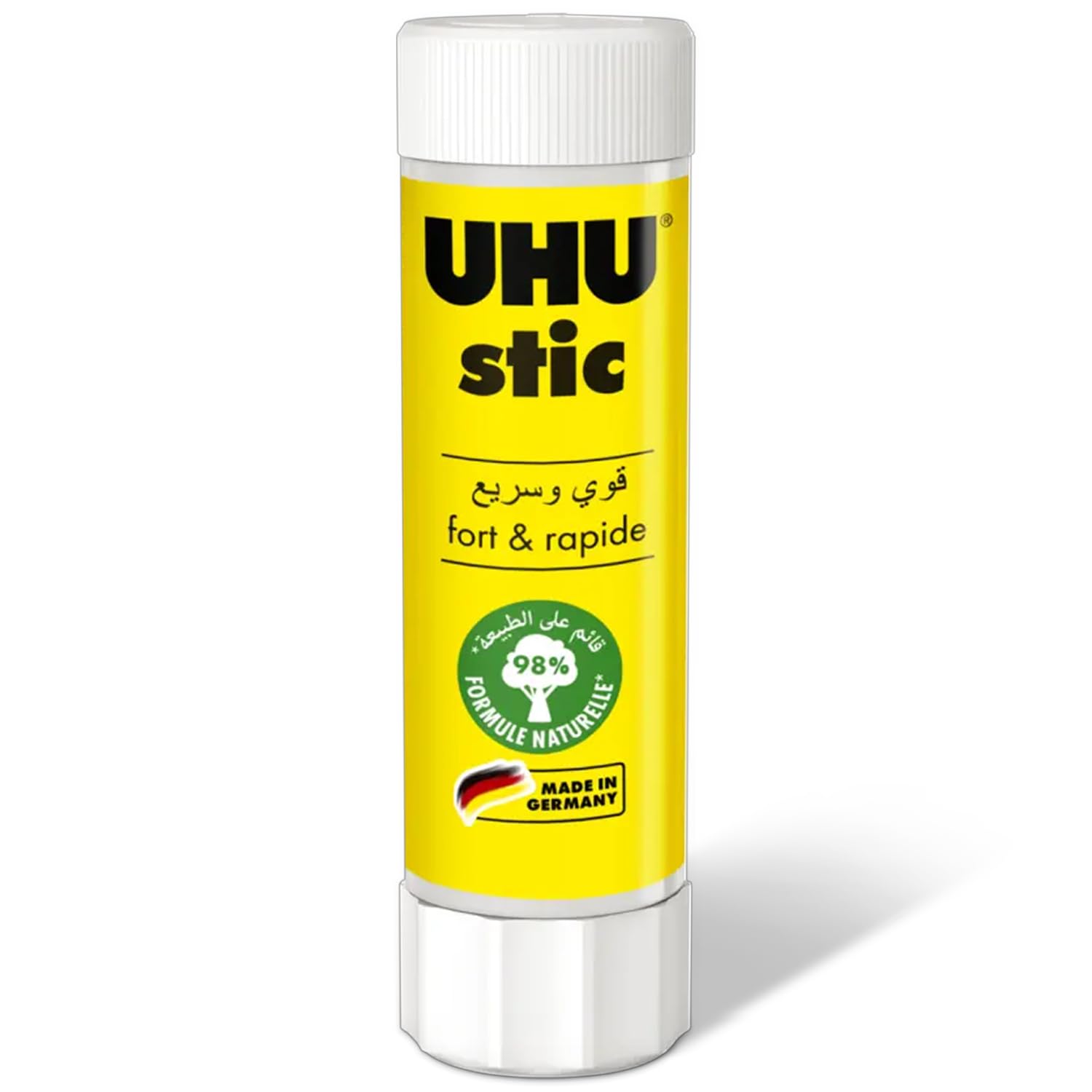 UHU Stic Lot de 24 bâtons de colle sans solvant Blanc sec Transparent Tubes de 40 g