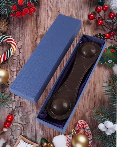 Image of Weighted Bookmark - Leather Book Page Weight Book Weights Holder for Hands-Free Reading Paper Weights for Cookbooks Crafts Music Books Appreciation Bookmark (01Coffee)