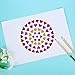 DaveandAthena 36 Pack Mandala Stencils Template Set Mandala Dot Painting Templates Stencils for DIY Painting Art Projects