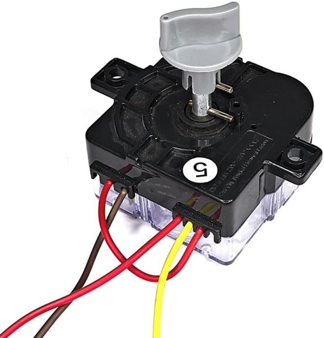 3-Wire Semi-Automatic Twin-Tub Washing Machine Timer 15-Minute DXT15 Mechanical Timing Switch Knob Parts(Timer Simple Knob)