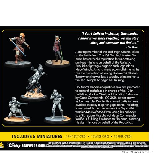 Star Wars Shatterpoint Lead by Example Paquete Escuadrón miniatura 2