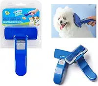 Escova Rasqueadeira Automática Lulu da Pomerânia Spitz Yorkhire Lhasa Shitzu Golden Maltês