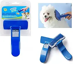 Escova Rasqueadeira Automática Lulu da Pomerânia Spitz Yorkhire Lhasa Shitzu Golden Maltês