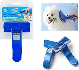 Escova Rasqueadeira Automática Lulu da Pomerânia Spitz Yorkhire Lhasa Shitzu Golden Maltês