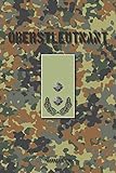  Oberstleutnant: Punktraster Notizbuch / Tagebuch  15,24 x 22,86 cm (ca. DIN A5)  120 Seiten