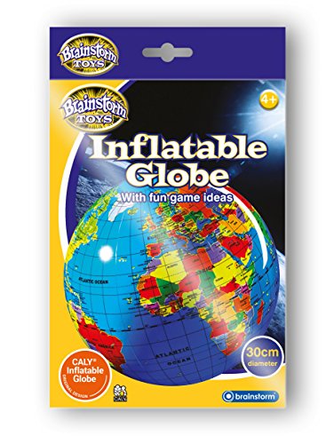Brainstorm - Globo terráqueo Inflable (30 cm) [Importado del Reino Unido]