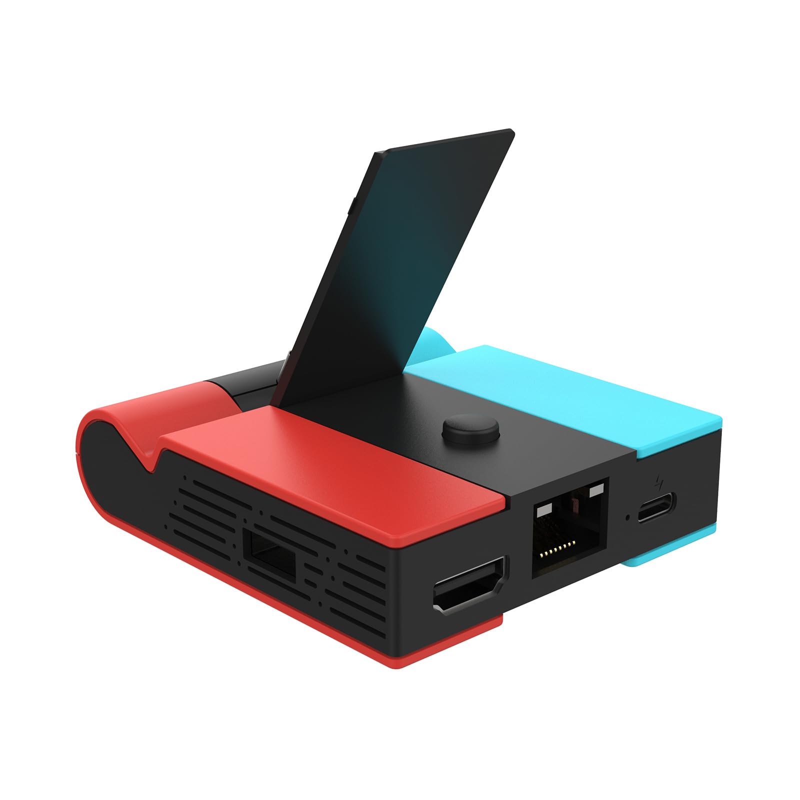Per NS Dock Convertitore Video Pieghevole RJ45-Ethernet USB3.0 Porta di Ricarica PD Adattatore USB Docking Station Portatile