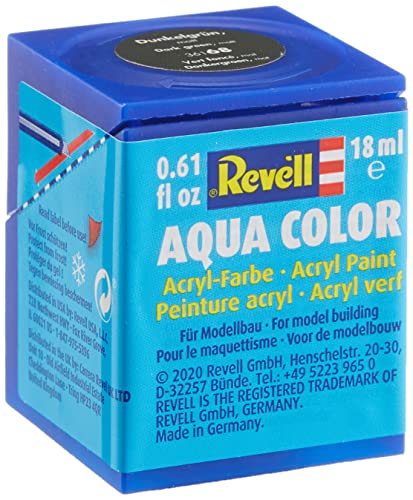 Su Bazlı Maket Boyası Koyu Yeşil Mat Raf 18 Ml (36168)