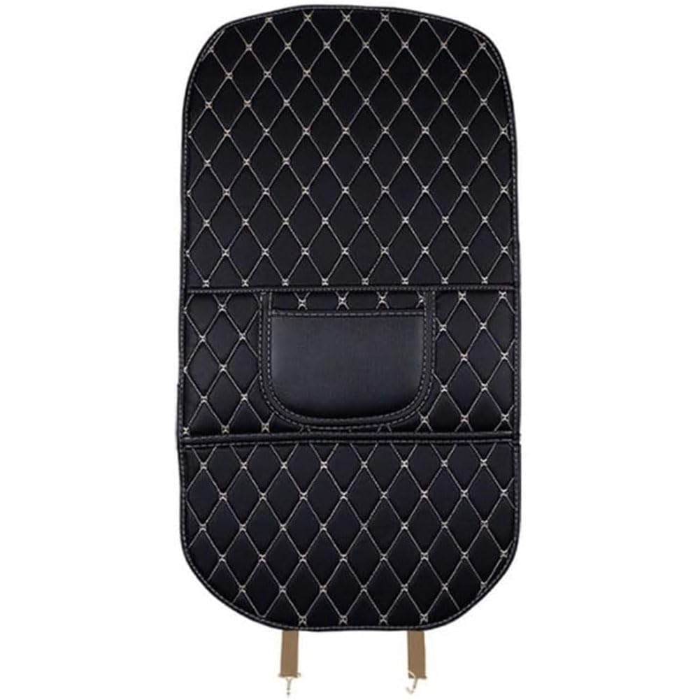 2 Pezzi Proteggi Sedile Posteriore Auto Bambini per Mercedes Benz SL Coupe/Cabriolet/Roadster, Protezione Schienale Sedile Impermeabile Anti-Kick Pad Accessori,Long-A/Black