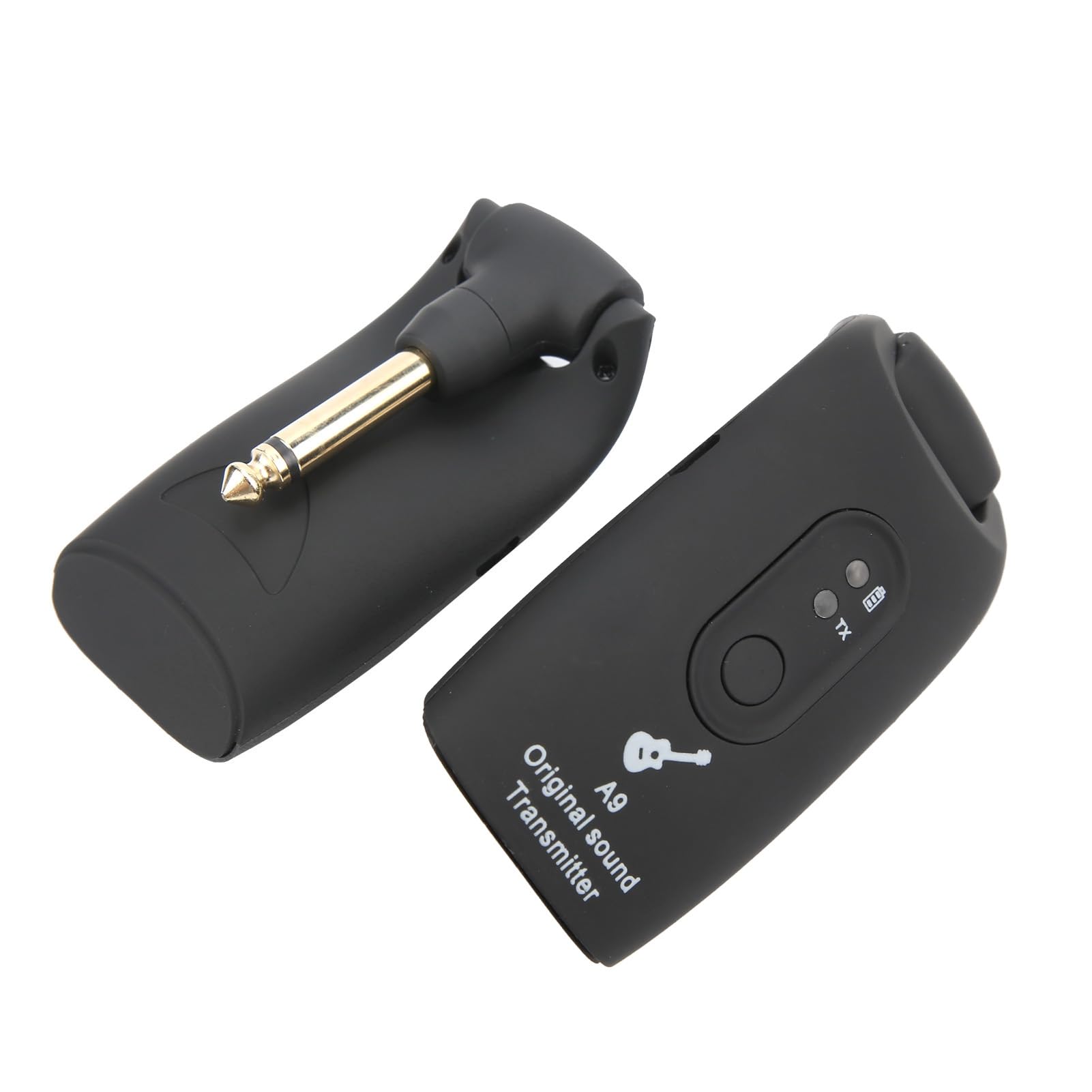 Bezprzewodowa gitara Transceiver Gitara elektryczna Akumulator Audio System bezprzewodowy Zdalny odbiór kabla gitarowego (czarny)