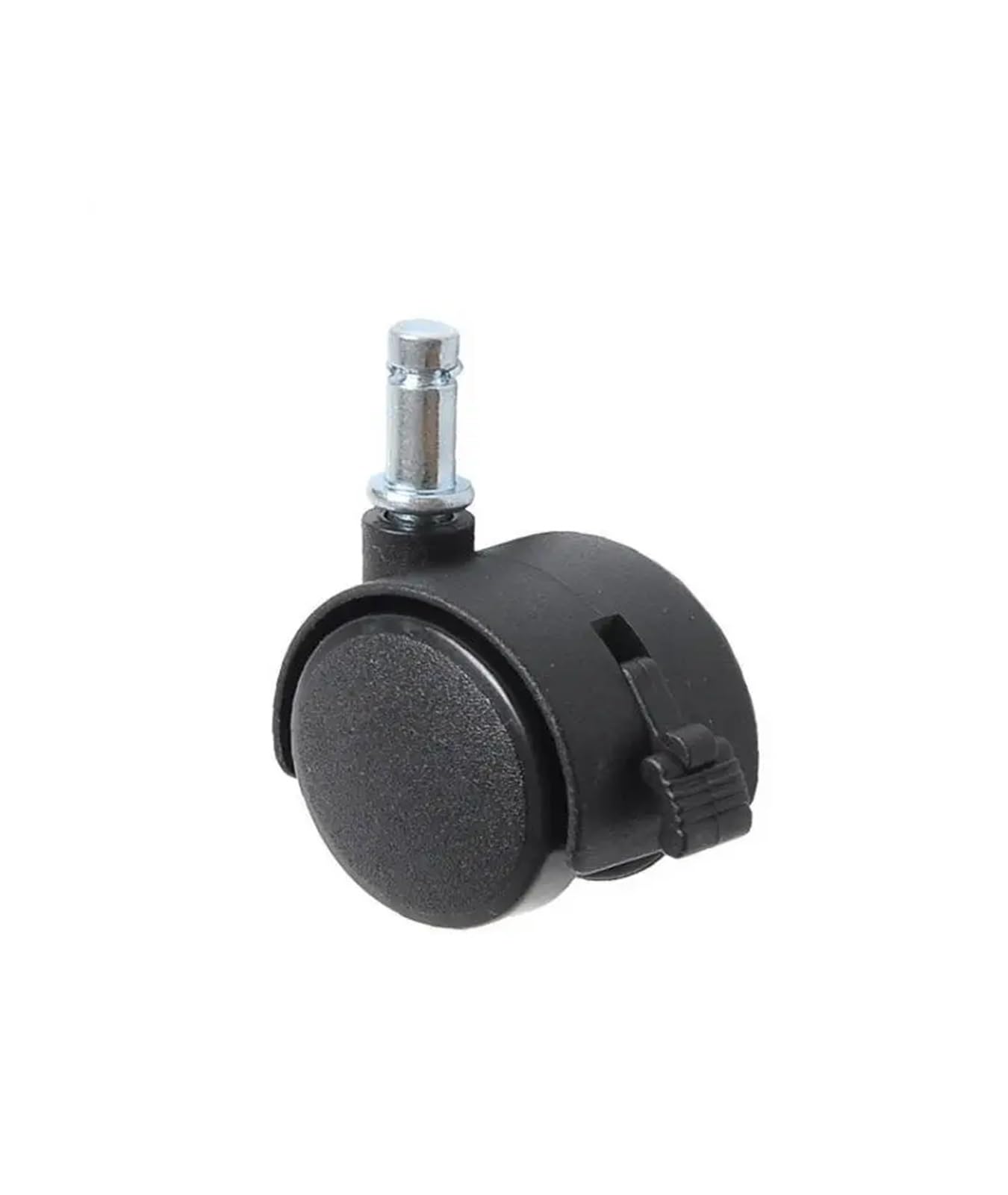 4 Pieces/lot 1 inch Small Wheel Nylon Rod Universal Caster with Brake Furniture Plastic