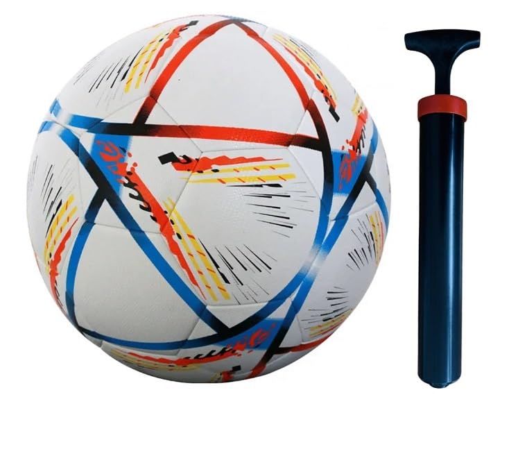 Image of M ART PVC Qtr Football Size-05 with Pump Multicolor