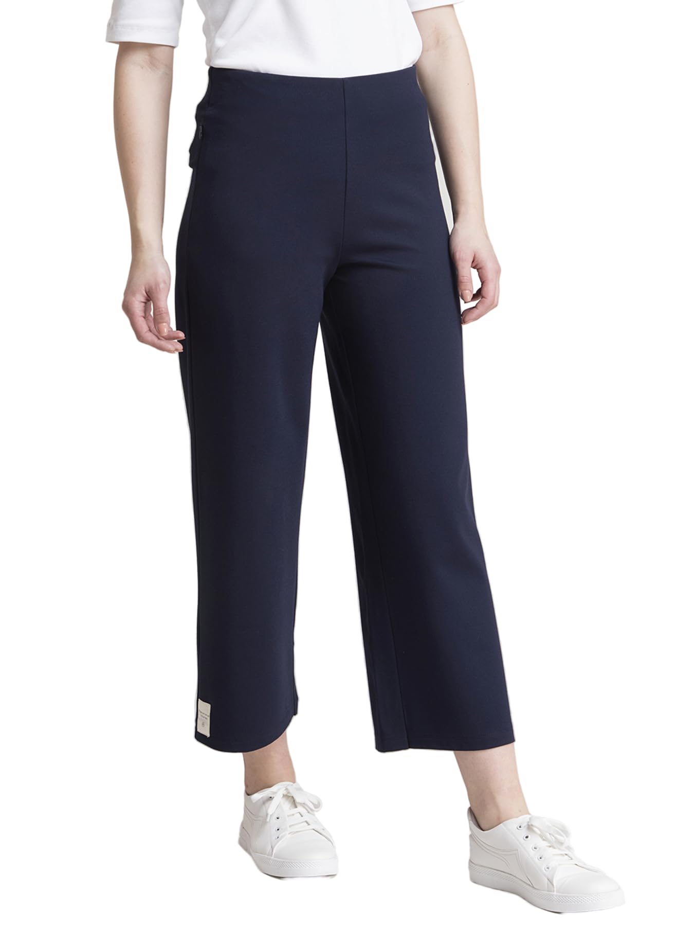 fablestreet Women's Regular Livin High Rise Culottes - Navy,32-picture-11