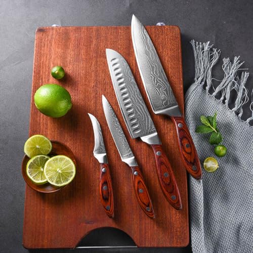 Set Cuchillos Cocina 4 Piezas Acero Inox miniatura 2