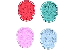 Day of the Dead Dia De Los Muertos Sugar Skull Cookie Cutter & Stamp