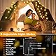 Lichterkette Außen Solar Wetterfest, 60 LED Warmweiß 3M + 10,2M 8 Modi IP65 Outdoor Solarlichterkette aussen Wetterfeste Lampions für Balkon Terrassen Garten Bäume Weihnachtsdekoration Festival Deko