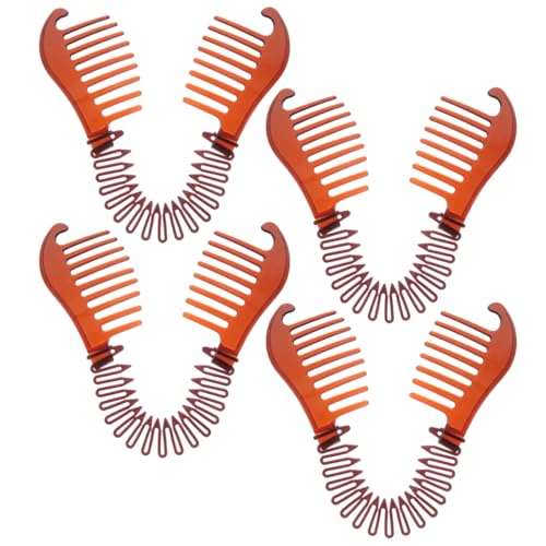 FOMIYES 4 Piezas Pinzas de Plástico para Peinado Trenzado miniatura 6