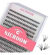NICROOM Lash Clusters 240pcs Individual Lashes 20D 0.07D Curl 9-16mm DIY Eyelash Extension Mixed ...