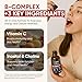 Venture Pal Vitamin B Complex Liquid Drops, B12 Methylcobalamin | B9 Folic | B1,B2,B3,B5,B6,B14 - Vitamin C, Choline, Inositol, Immune & Energy Metabolism, Brain & Heart Support
