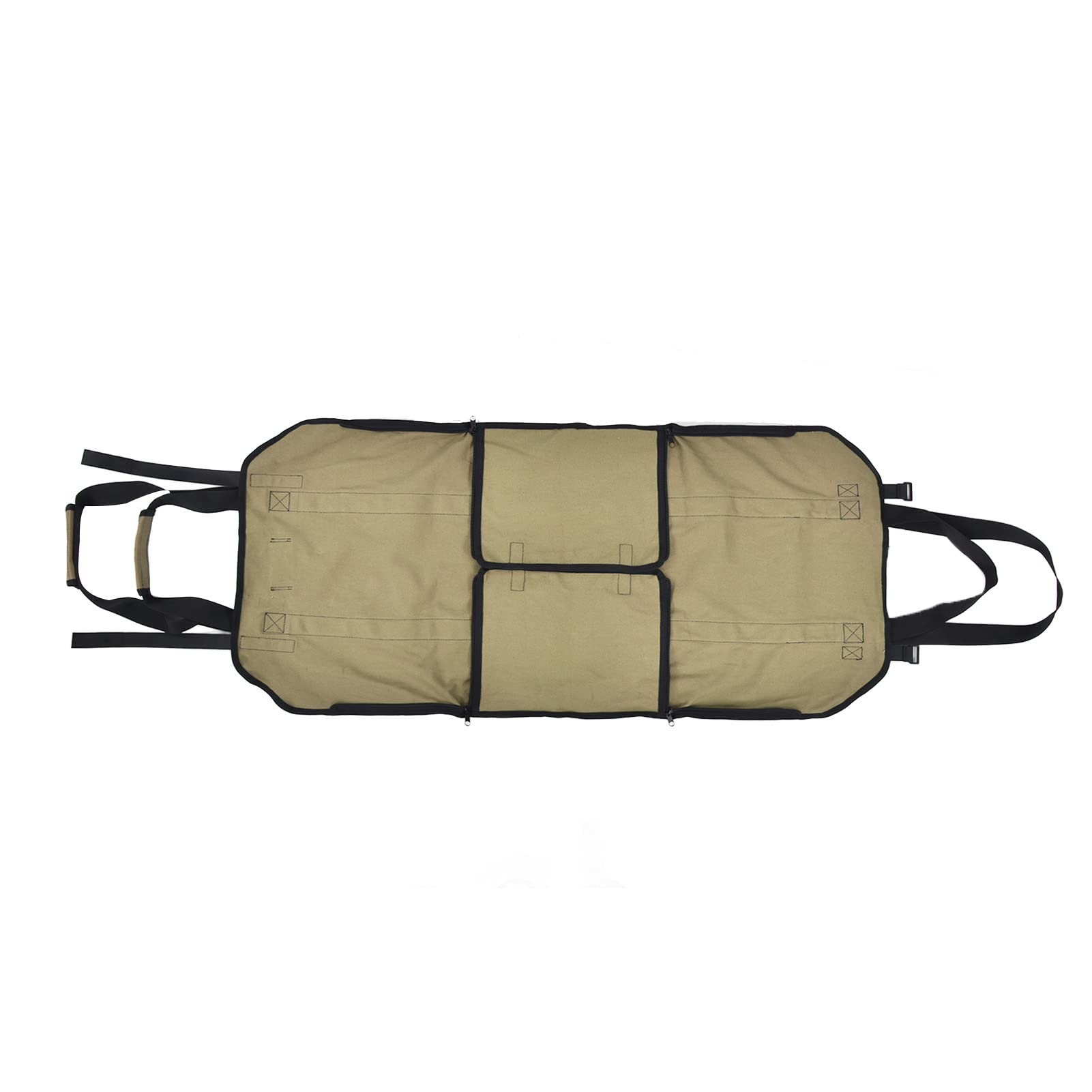 Canvas Firewood Log Carrier, Firewood Storage Bag Oxford Cloth Outdoor Camping Wood Log Carrier Multicolor