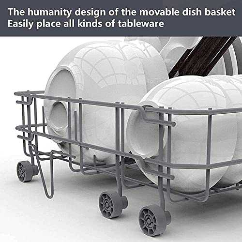 Aanrecht vaatwasser, draagbare vaatwasser Watertank, geen aansluiting nodig, 6 programma's, 360 ° dubbele spray, mini… - Afbeelding 5