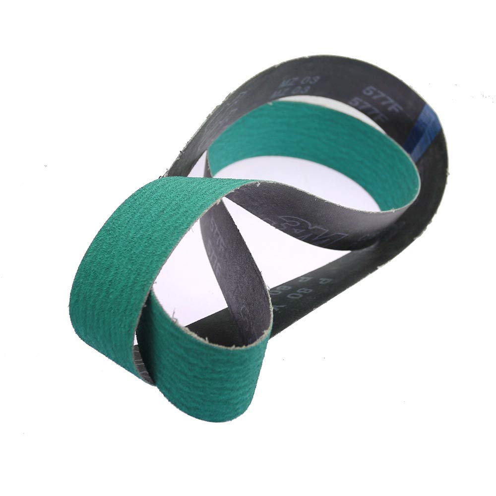 Szlifierka taśmowa, 577F Z/A Taśma szlifierska do szlifowania P40 P60 P80 P120 Akcesoria szlifierki taśmowej 1 szt(P120,457x75mm)