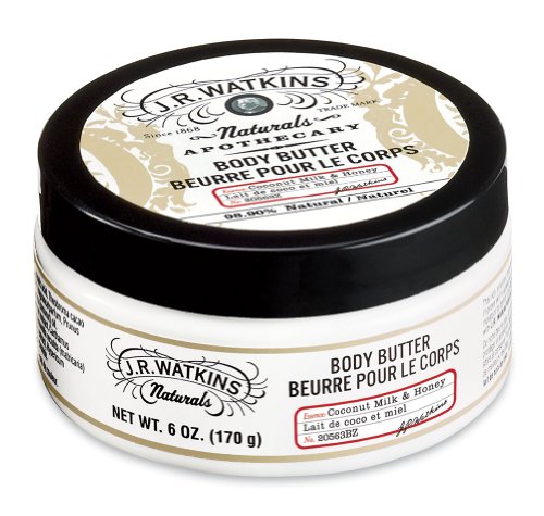 J.R. Watkins Body Butter, Coconut Milk and Honey, 18 Ounce