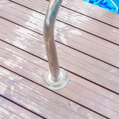 Placas para escalera de piscina en acero inoxidable FRCOLOR 4 pcs miniatura 6