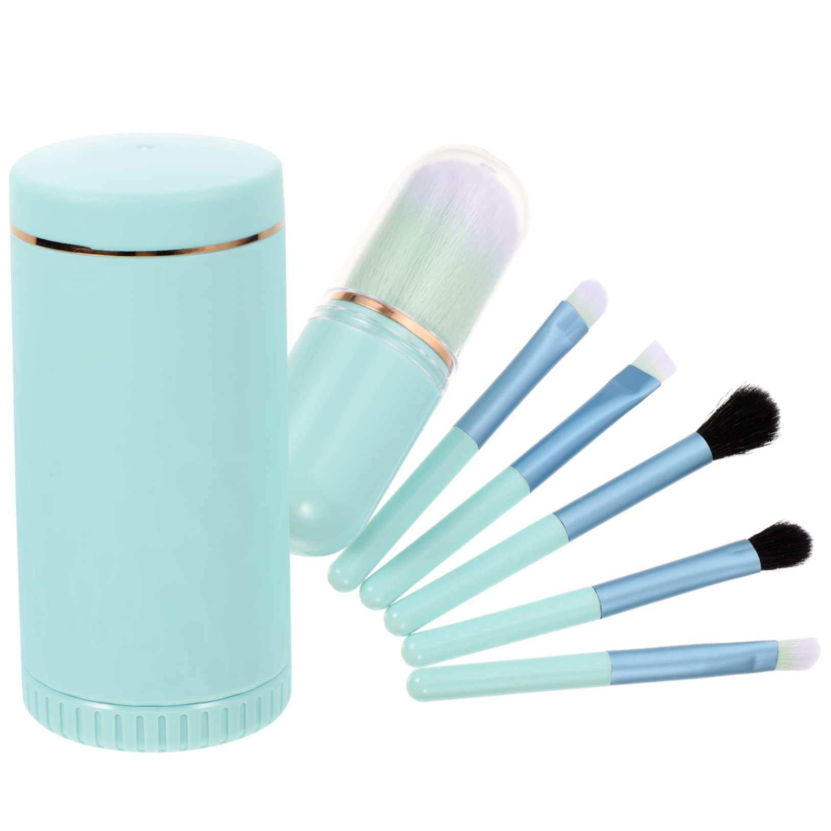 FRCOLOR 3sets Pennelli Per Trucco Professionale Pennelli Compatti e Leggeri Per Blush e Polveri Accessori Da Bellezza Portatili Per Donne Per Viaggi e Uso Quotidiano Con Manico Resistente