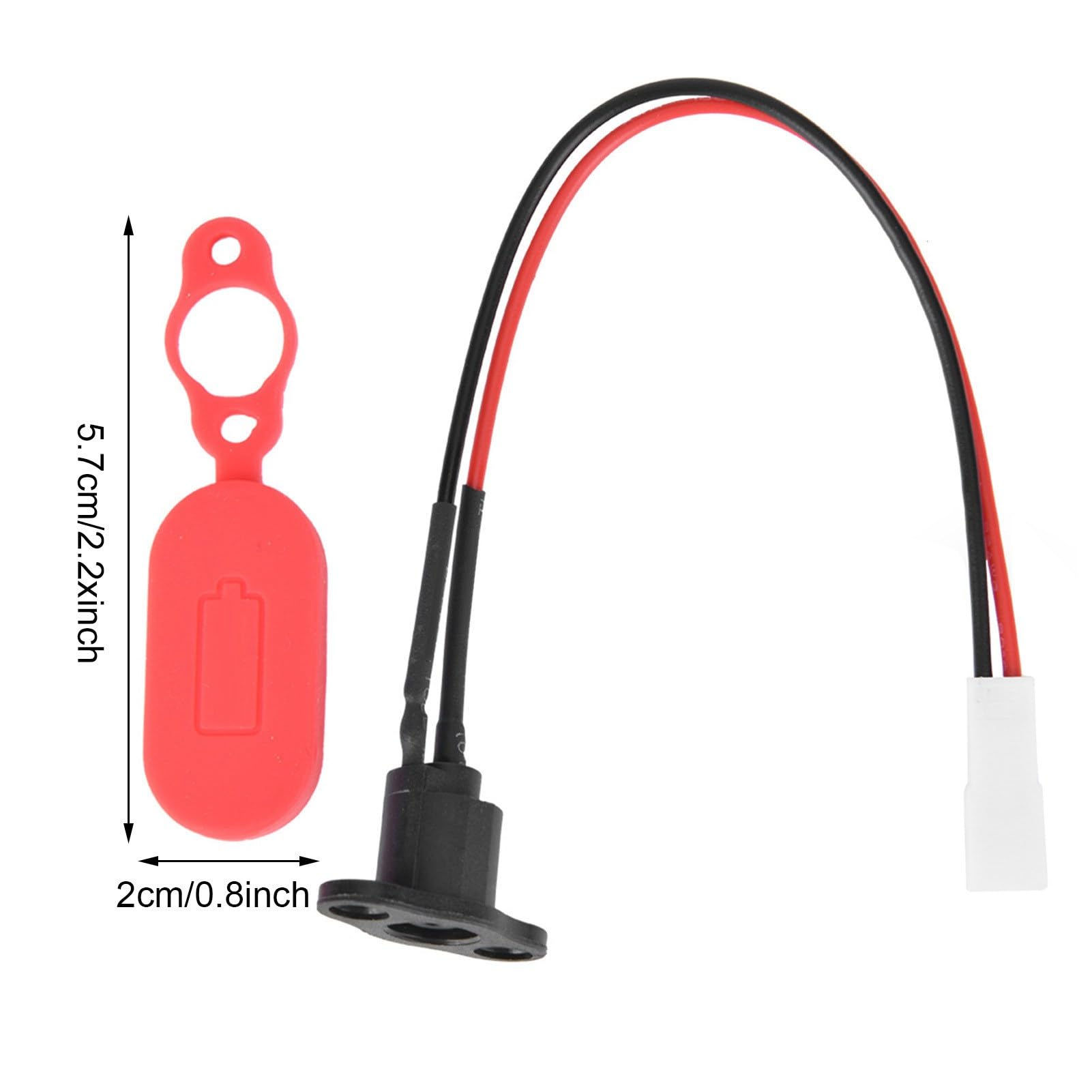 Bediffer Silikonowy Port ładujący wodoodporność M365 Electric Scooter Akcesoria Protect Protect Monitor Deszcz dla Jeźdźców na Zewnątrz