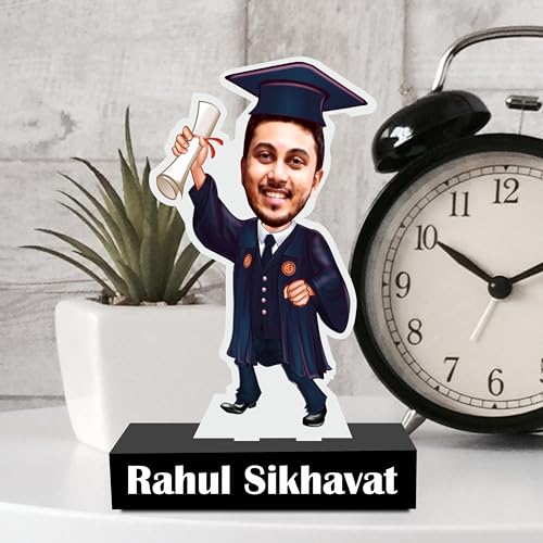 ZOCI-VOCI-GradJoy-Personalized-Toony-Caricature-for-Graduate-Best-Rakhi-Gift-for-Brother-Sister-Friends-who-completed-Graduation-Funny-Photo-Frame-Caricature-Standees-for-your-Siblings