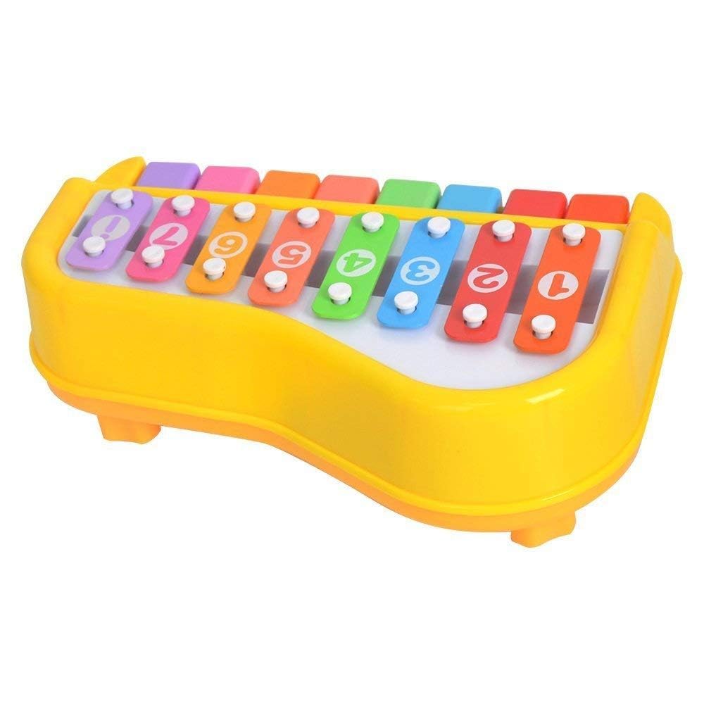 Verra Enterprise 2-in-1 Multicolored Key Keyboard Xylophone Piano – Preschool Kids Educational Musical Learning Instrument – Knock & Play Toy for Toddlers, Baby Boys & Girls 2