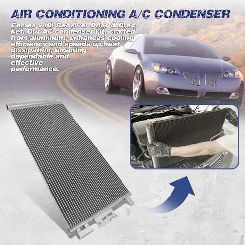Image of Air Conditioning A /C Condenser Compatible with Chevrolet Malibu /Pontiac G6 / Saturn Aura # 3279, 15777890, 22704208, 20820058