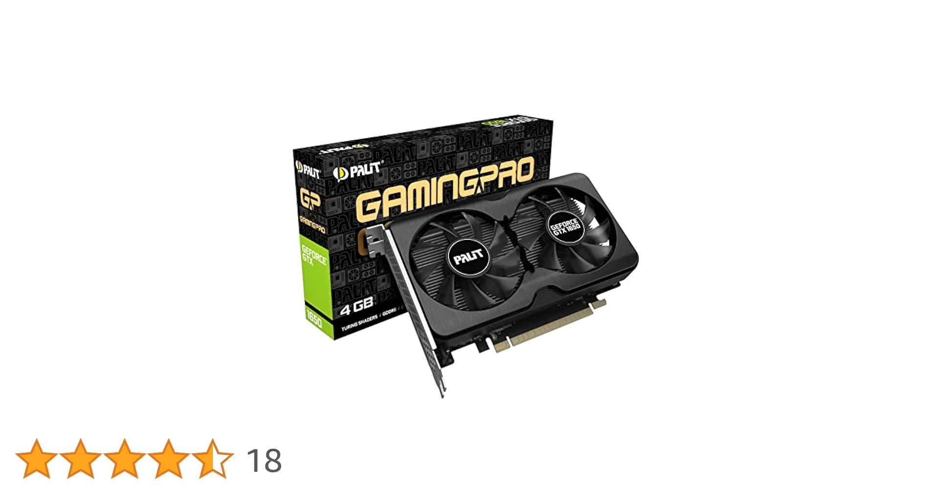 グラフィックボード・グラボ・ビデオカード PALIT GeForce GTX 1650 GAMINGPRO OC 4GB Amazon | Palit(パリット) GeForce GTX1650 GamingPro OC 4GB