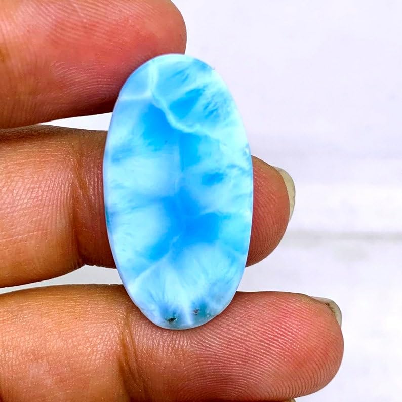 Larimar naturel de qualité supérieure pour bague et pendentif