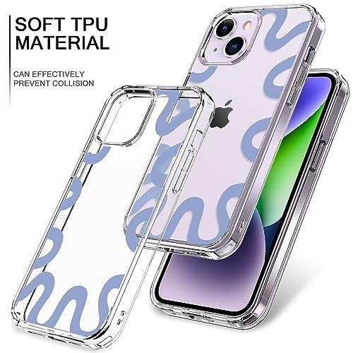 Coque iPhone 14 transparente bicol avec protège-écran souple et antichoc - 5