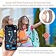 Nylon Airtag Armband Kinder, AirTags Weiche Silikon-Uhrenarmbänder, Nylon Bracelet für AirTag, GPS-Tracker-Uhrenarmband, Anti-Kratz-Schutz für die Positionierung des Airtag-Tracking-Armbands (Rosa)