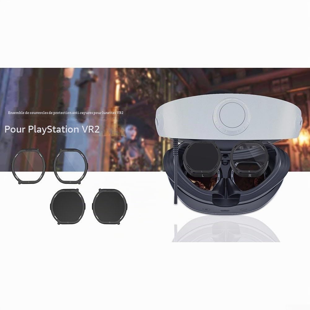 Lentilles VR pour PS VR2 avec cadre de protection magnétique anti-lumière bleue pour PlayStation VR 2 Démontage rapide Ajustement personnalisé