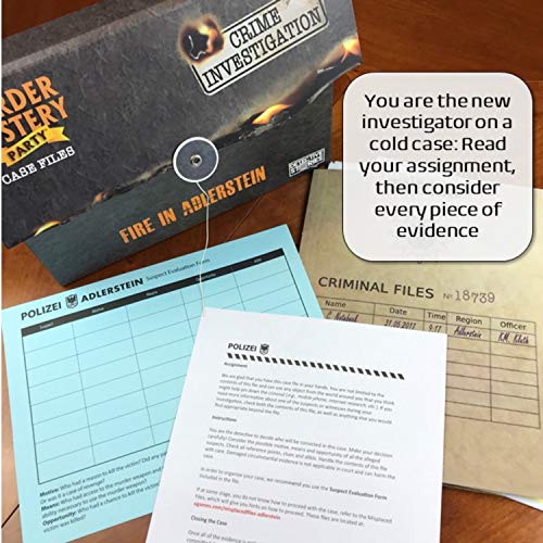 Murder Mystery Party 33281 Case Files: Fire In Adlerstein thumb #4