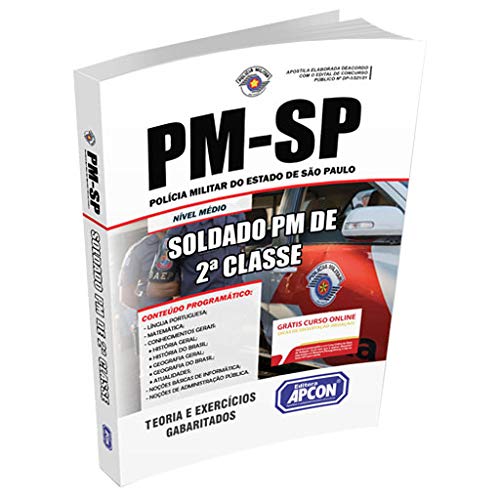 Apostila PMSP 2021 - Soldado PM de 2ª Classe do Quadro de Praças de Polícia Militar (QPPM) - Diversos