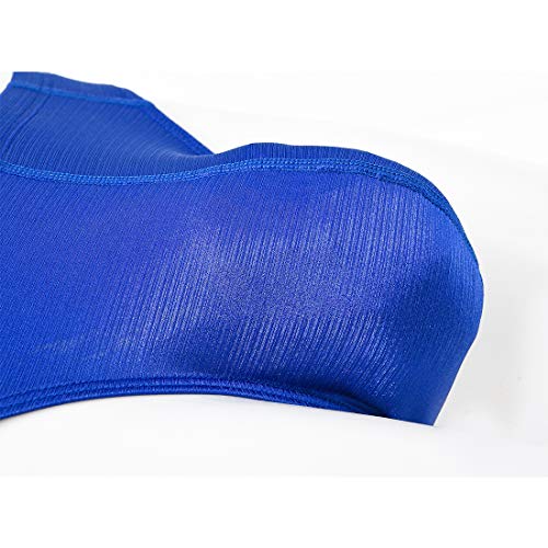 Zonbailon Mens Thongs Underwear Pack Sexy Bulge Pouch Low Rise Tagless Silk T-Back G-Strings Briefs Panties Medium Waist 32-34 #TOP3